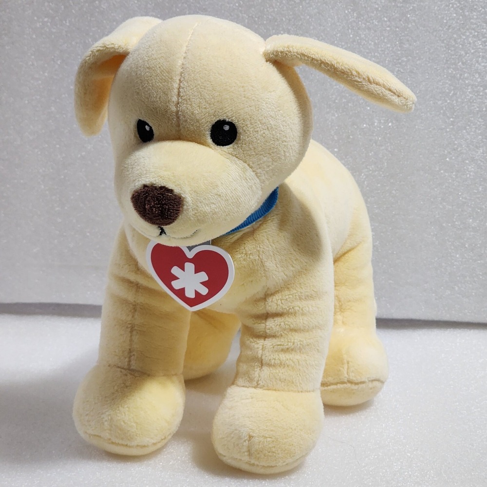 Melissa & Doug Let's Explore Ranger Dog Golden Plush Puppy Medical Collar 12"